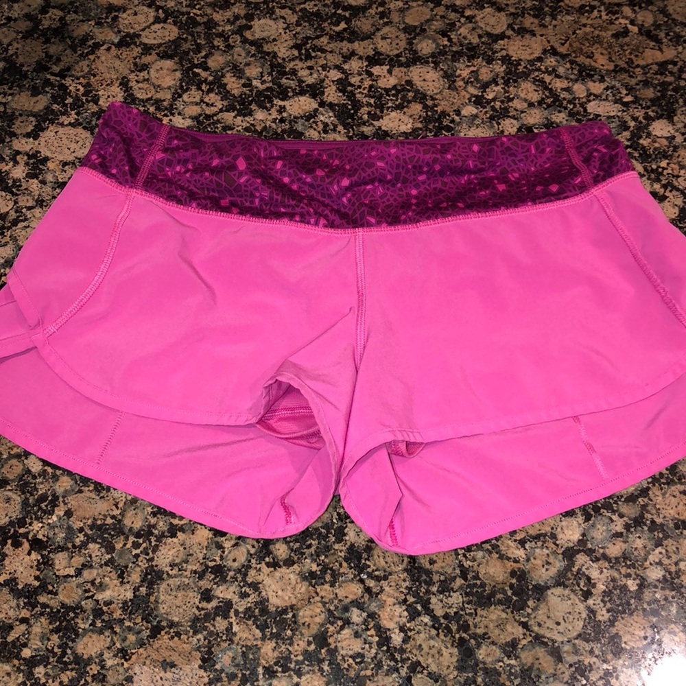 Lululemon speed shorts size 6
